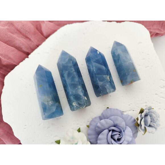 Celestite Tower Spiritual Awareness Crystals - Picture 6 of 9